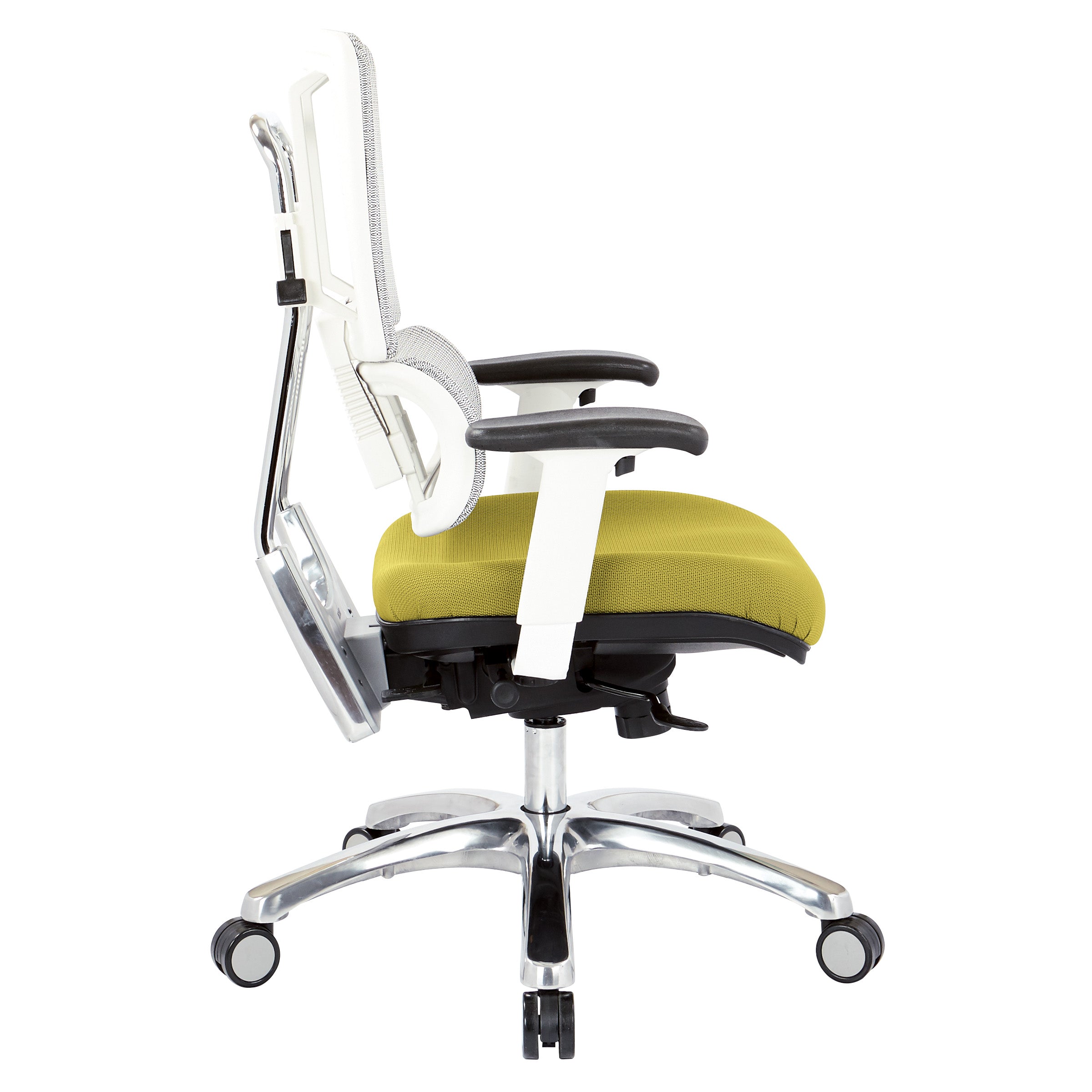 White Vertical Mesh Chair